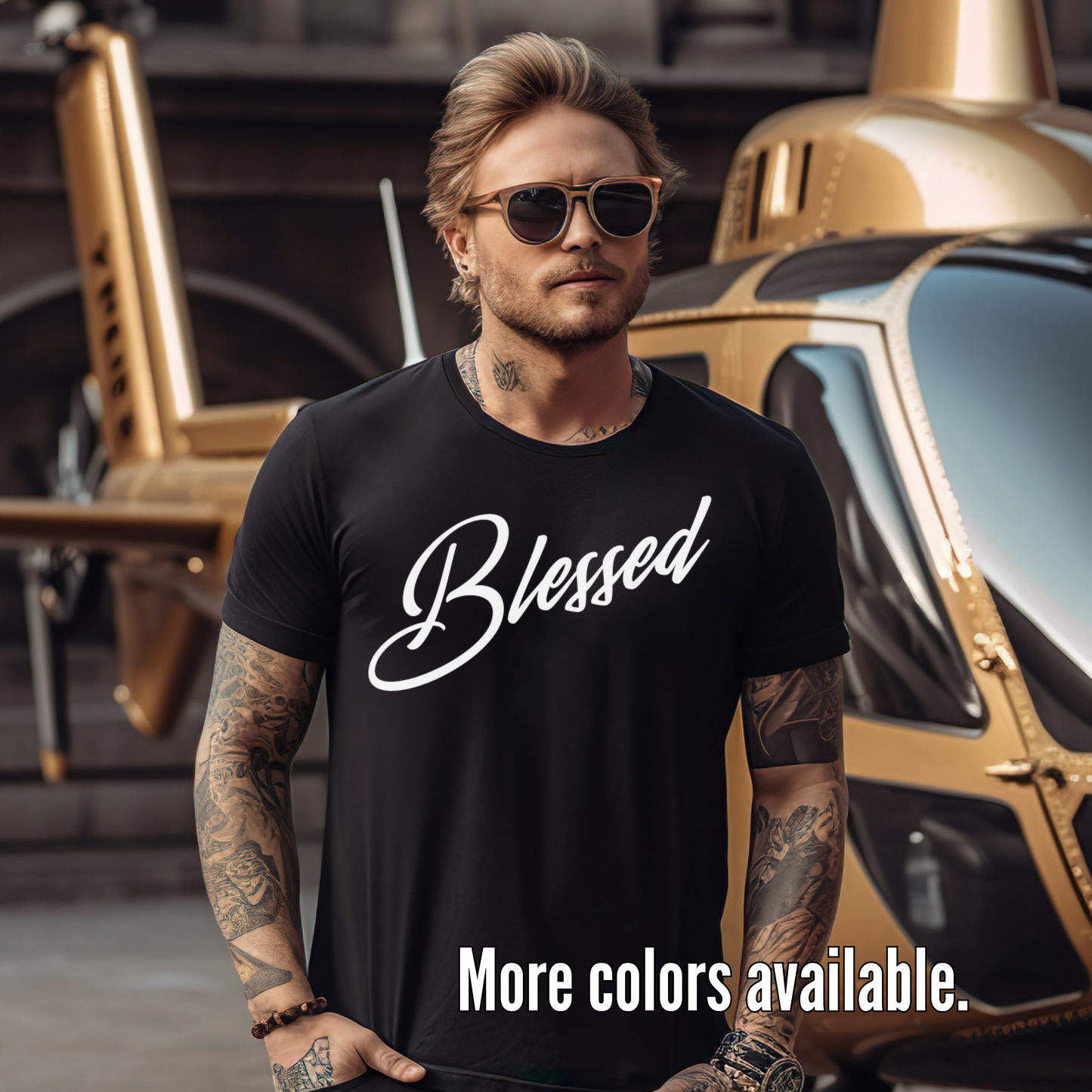 Blessed Script Unisex Softstyle T-Shirt