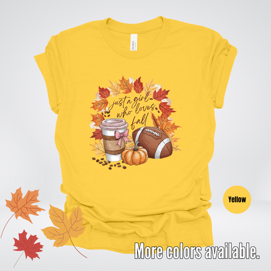 Just A Girl Who Loves Fall T-Shirt