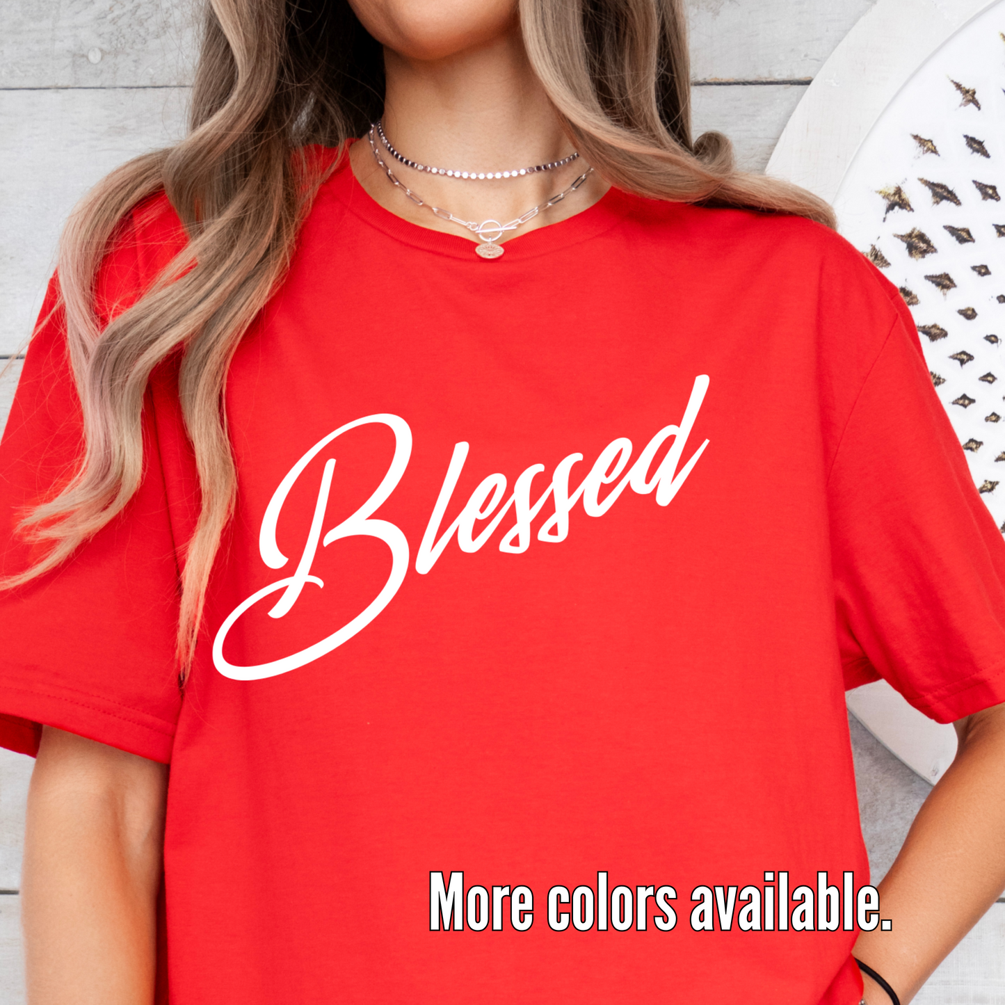 Blessed Script Unisex Softstyle T-Shirt