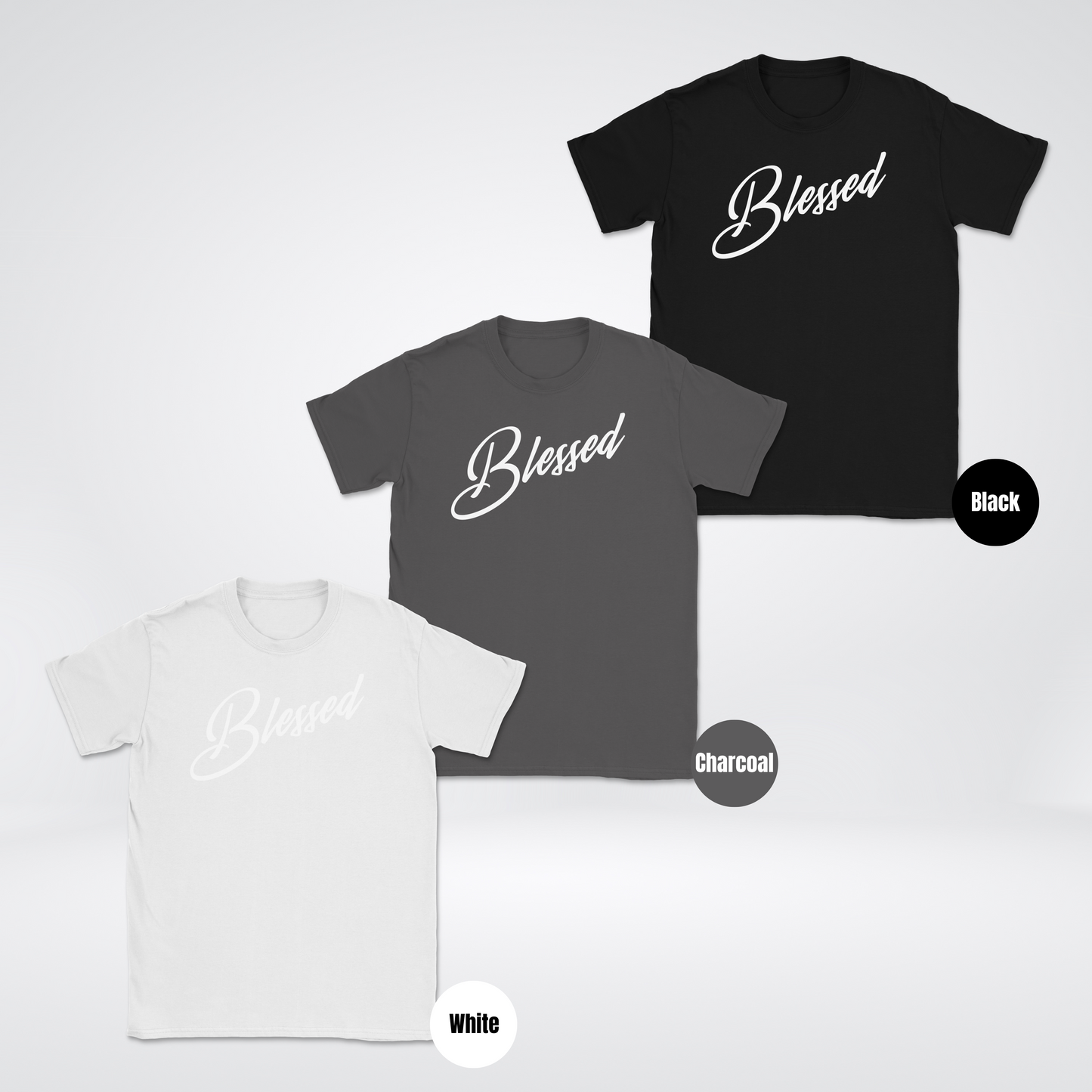 Blessed Script Unisex Softstyle T-Shirt