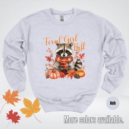 Feral Girl Fall Crewneck Sweatshirt