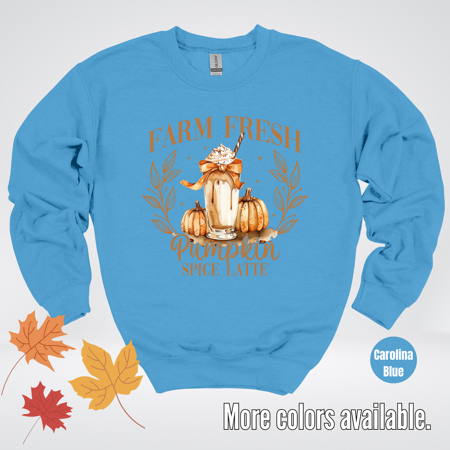 Farm Fresh Pumpkin Spice Latte Crewneck Sweatshirt