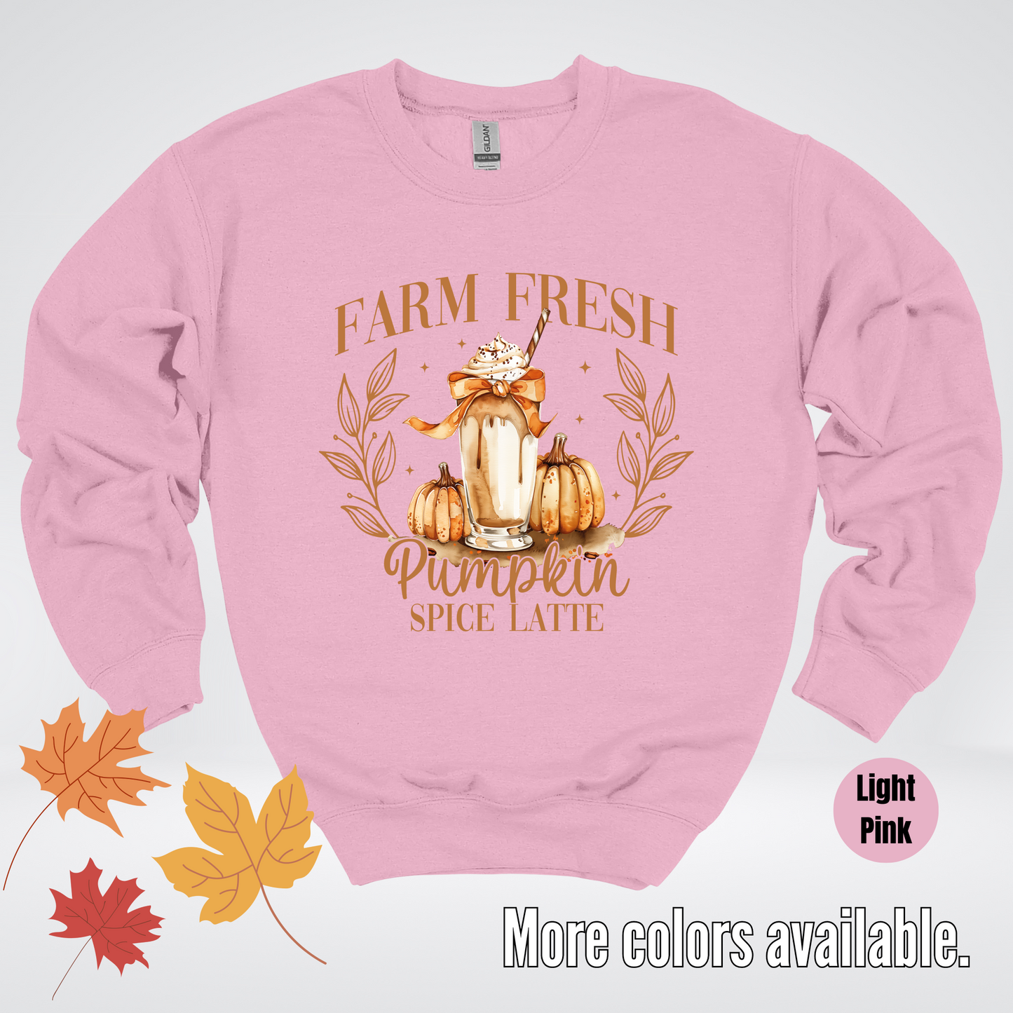 Farm Fresh Pumpkin Spice Latte Crewneck Sweatshirt