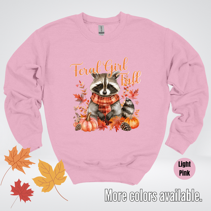 Feral Girl Fall Crewneck Sweatshirt