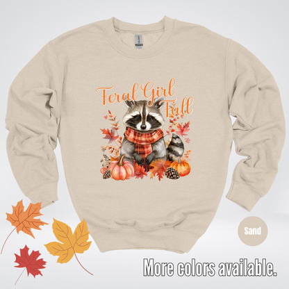 Feral Girl Fall Crewneck Sweatshirt