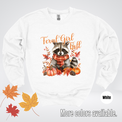 Feral Girl Fall Crewneck Sweatshirt