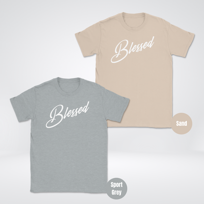 Blessed Script Unisex Softstyle T-Shirt