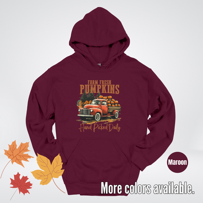 Farm Fresh Pumpkins Hand Picked Daily Hoodie