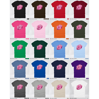 Pink Out Football Splatter - T-Shirt