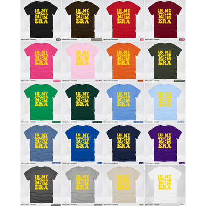 In My Soccer Mom Era – Gold Design - T-Shirt