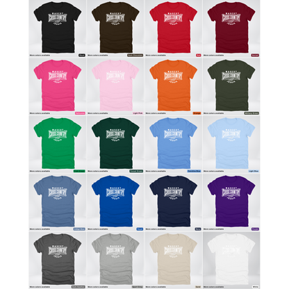 Custom Mascot & Name – White Design – Cross Country 02 - T-Shirt
