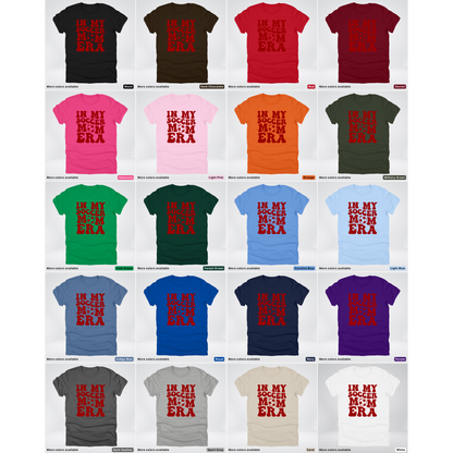 In My Soccer Mom Era – Maroon Design - T-Shirt