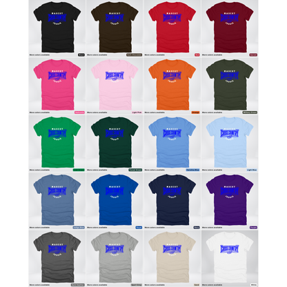 Custom Mascot & Name – Blue Design – Cross Country 05 - T-Shirt