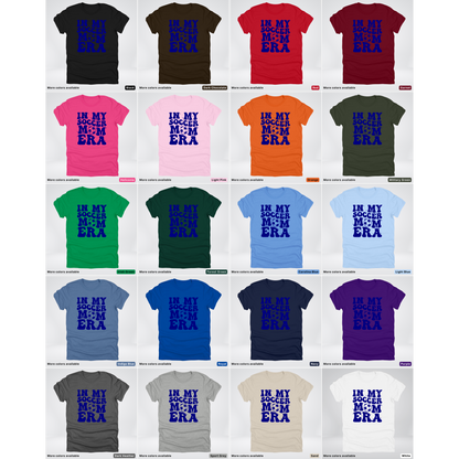 In My Soccer Mom Era – Navy Design - T-Shirt