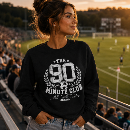 The 90 Minute Club Side Line Division Crewneck Sweatshirt