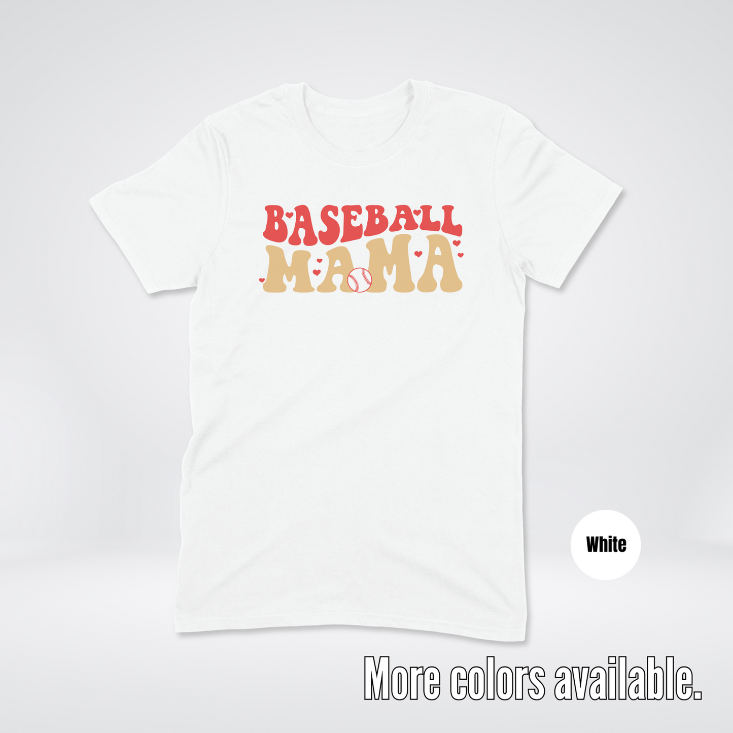 Baseball Mama Red & Gold T-Shirt