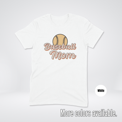 Baseball Mom Cursive T-Shirt