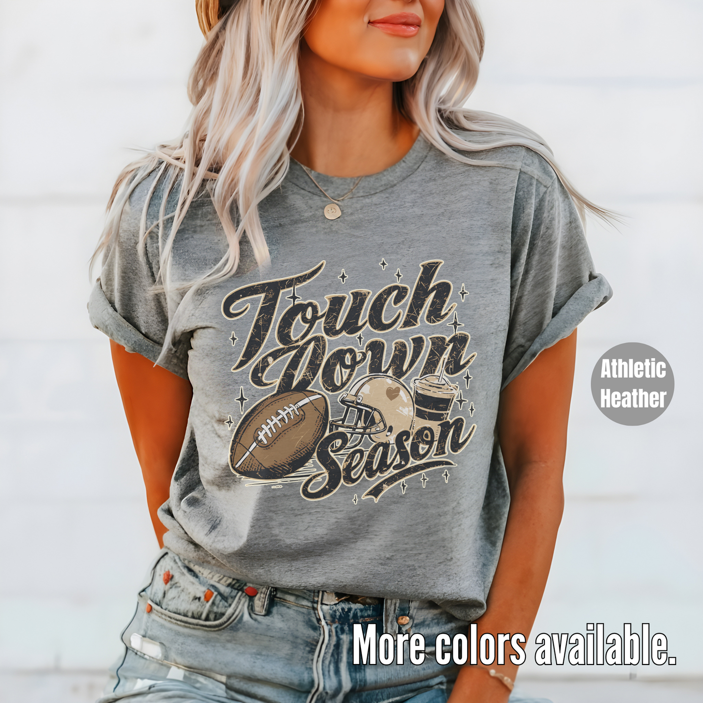 Touchdown Season Coffee And Football T-Shirt