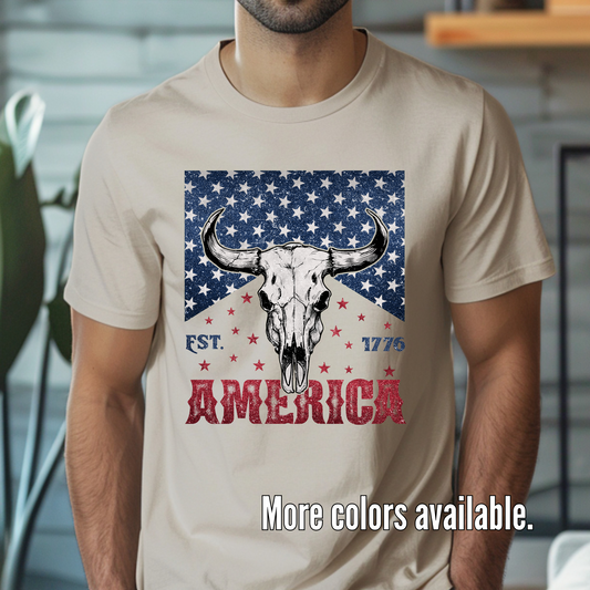 Western American Est 1776 Unisex Softstyle T-Shirt