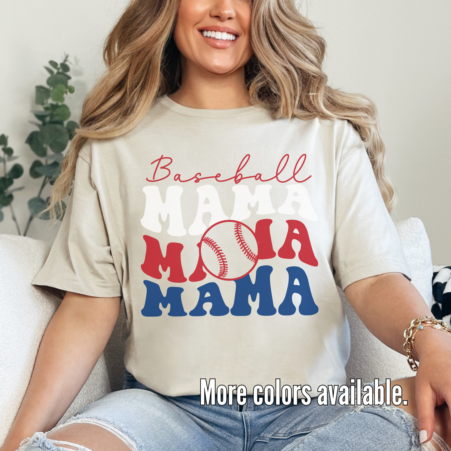 Baseball Mama Unisex Softstyle T-Shirt