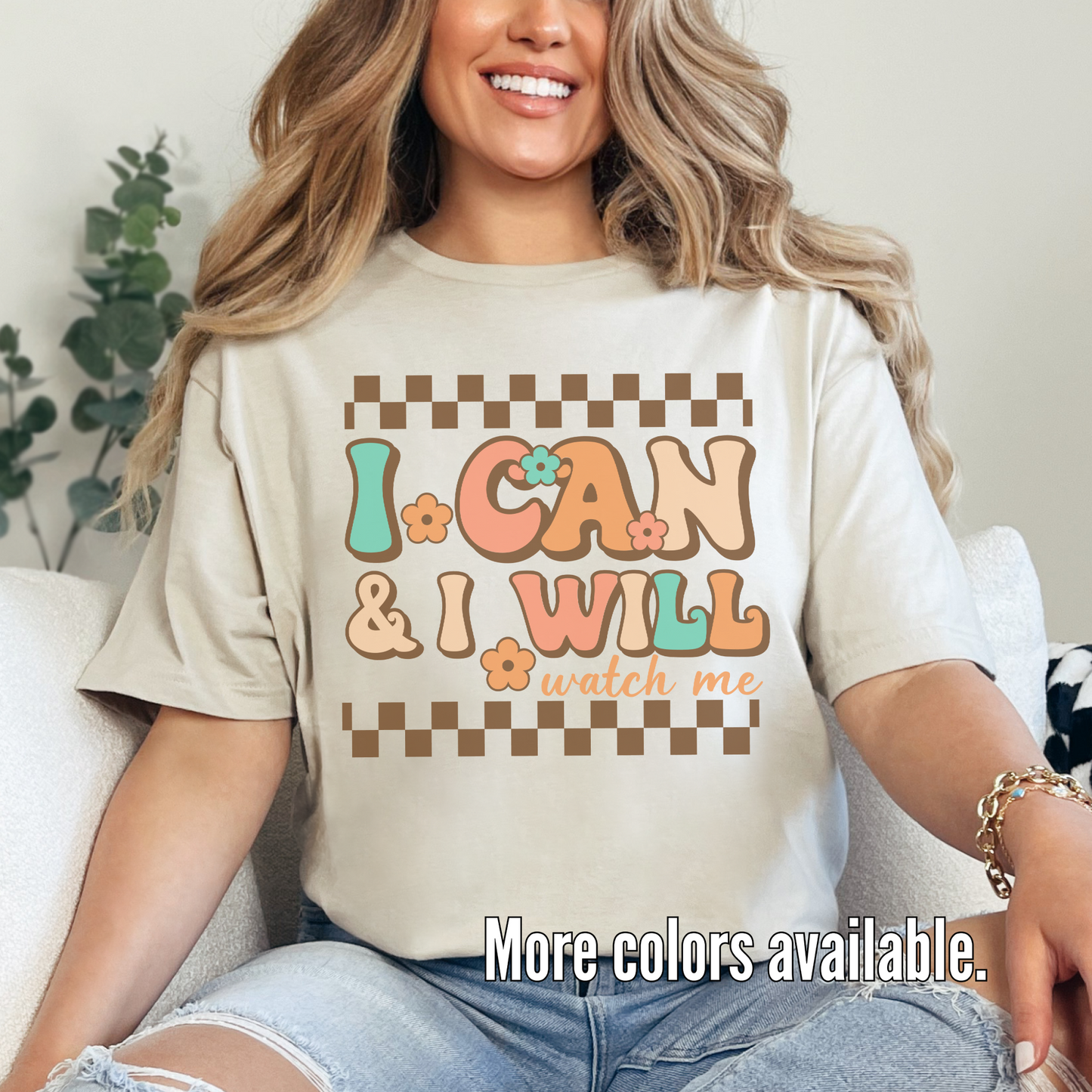 I Can And I Will Watch Me Unisex Softstyle T-Shirt