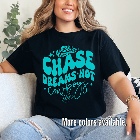 Chase Dreams Not Cowboys Unisex Softstyle T-Shirt