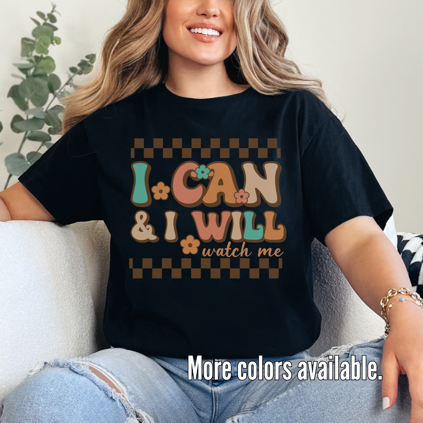 I Can And I Will Watch Me Unisex Softstyle T-Shirt