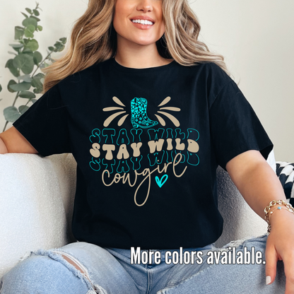 Stay Wild Cowgirl Unisex Softstyle T-Shirt