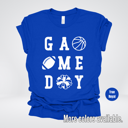 Game Day Basketball Football Cheer T-Shirt