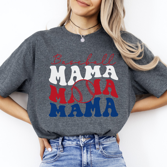 Baseball Mama Unisex Softstyle T-Shirt