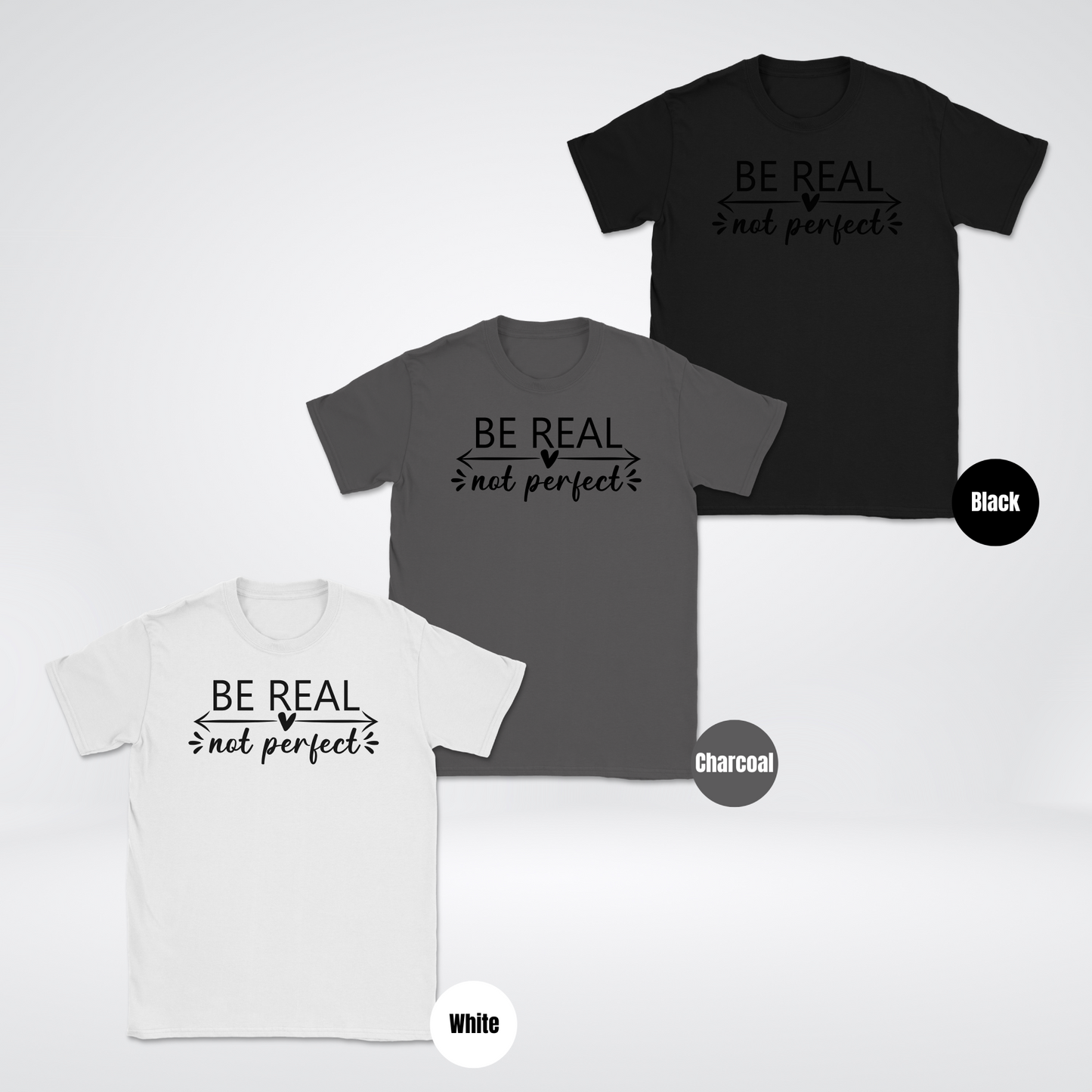 Be Real Not Perfect Unisex Softstyle T-Shirt