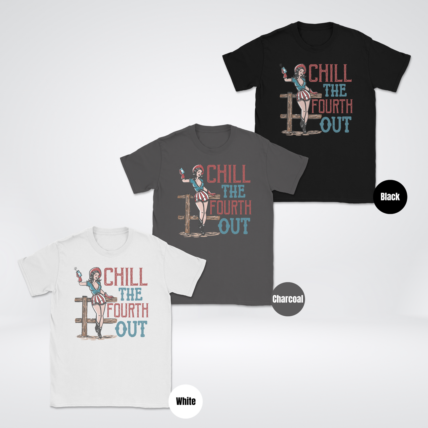 Chill The Fourth Out Unisex Softstyle T-Shirt