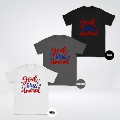 God Bless America Unisex Softstyle T-Shirt