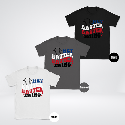 Hey Batter Batter Swing Unisex Softstyle T-Shirt