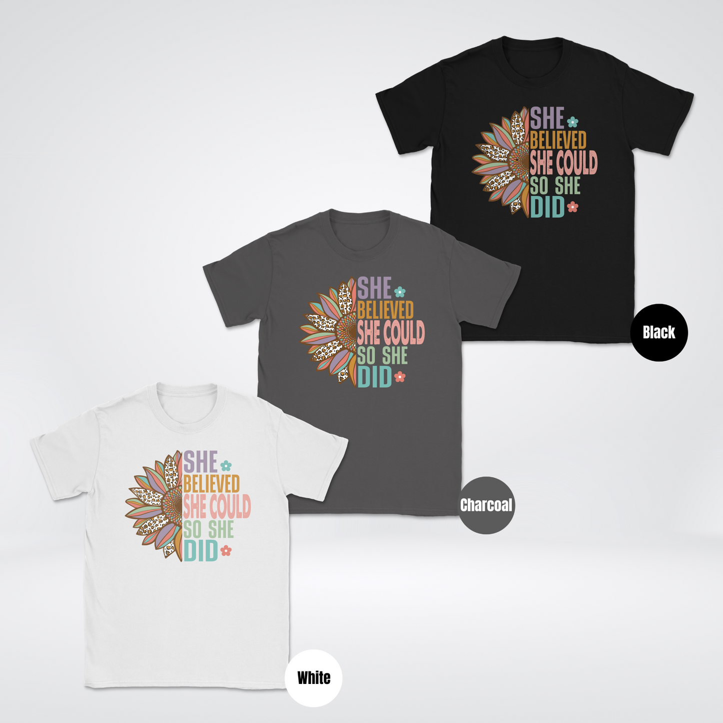 She Believed She Could So She Did  Unisex Softstyle T-Shirt