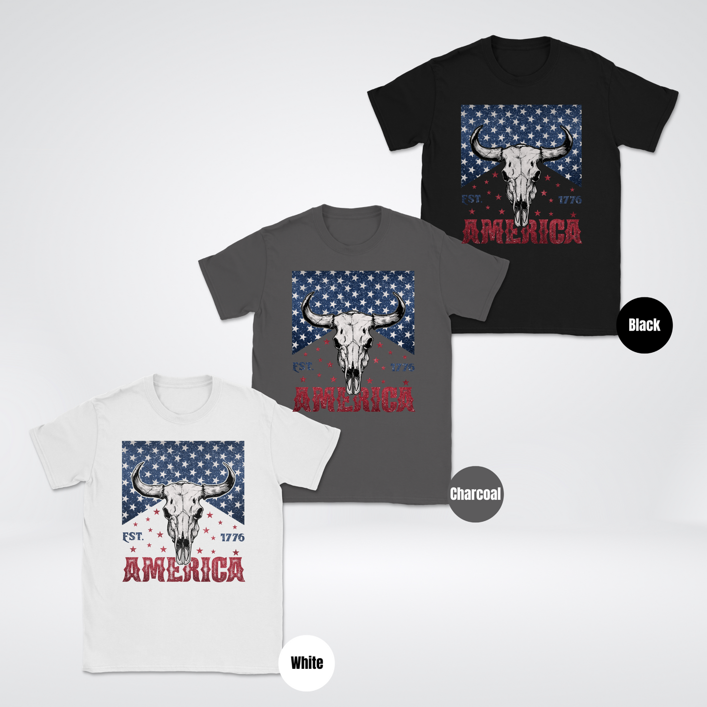 Western American Est 1776 Unisex Softstyle T-Shirt