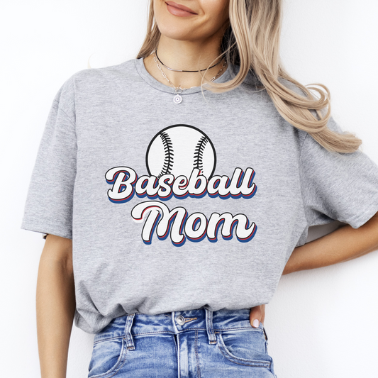 Baseball Mom Unisex Softstyle T-Shirt