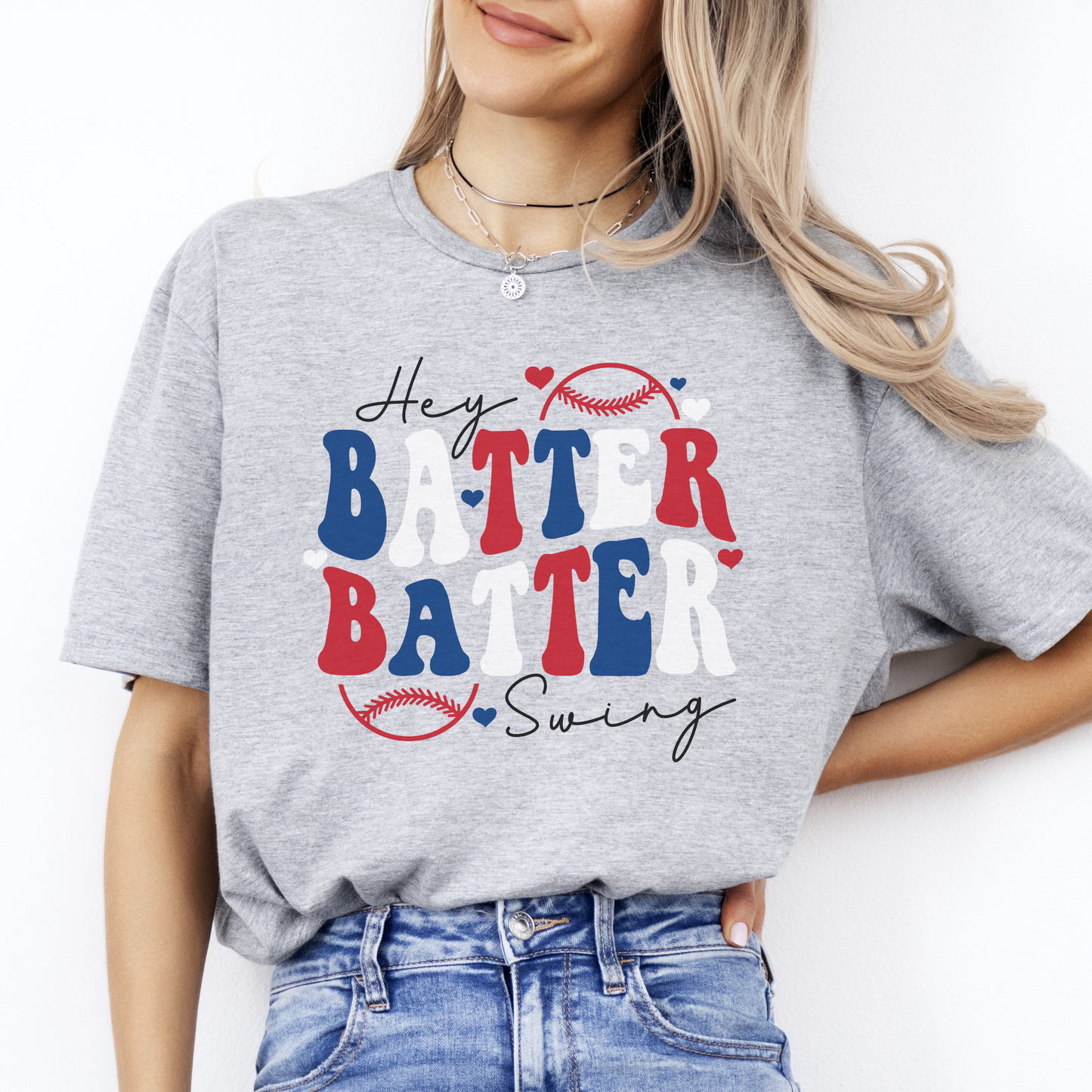 Hey Batter Batter Swing Unisex Softstyle T-Shirt