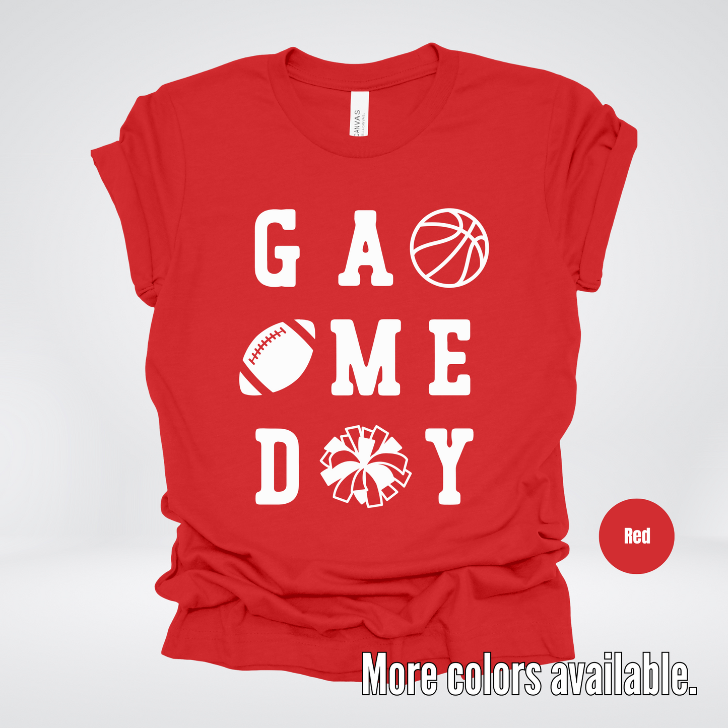 Game Day Basketball Football Cheer T-Shirt