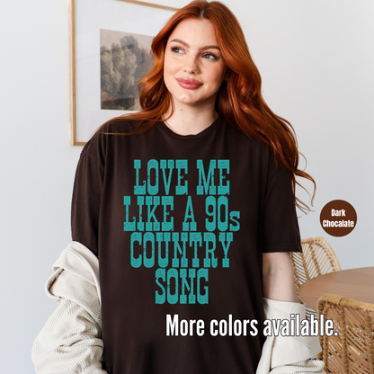 Love Me Like A 90s Country Song Unisex Softstyle T-Shirt