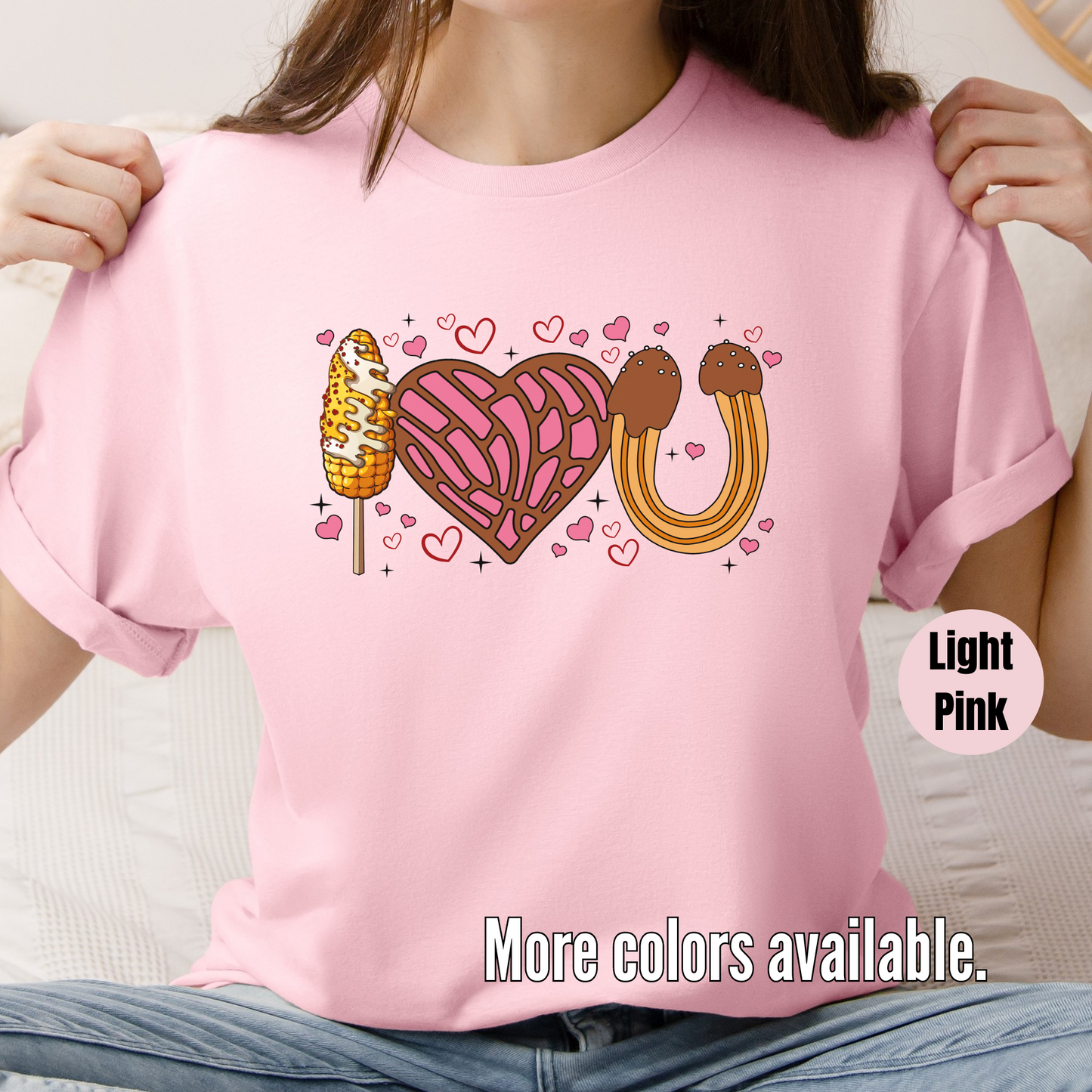 I Love You Elote Concha Churro Softstyle T-Shirt