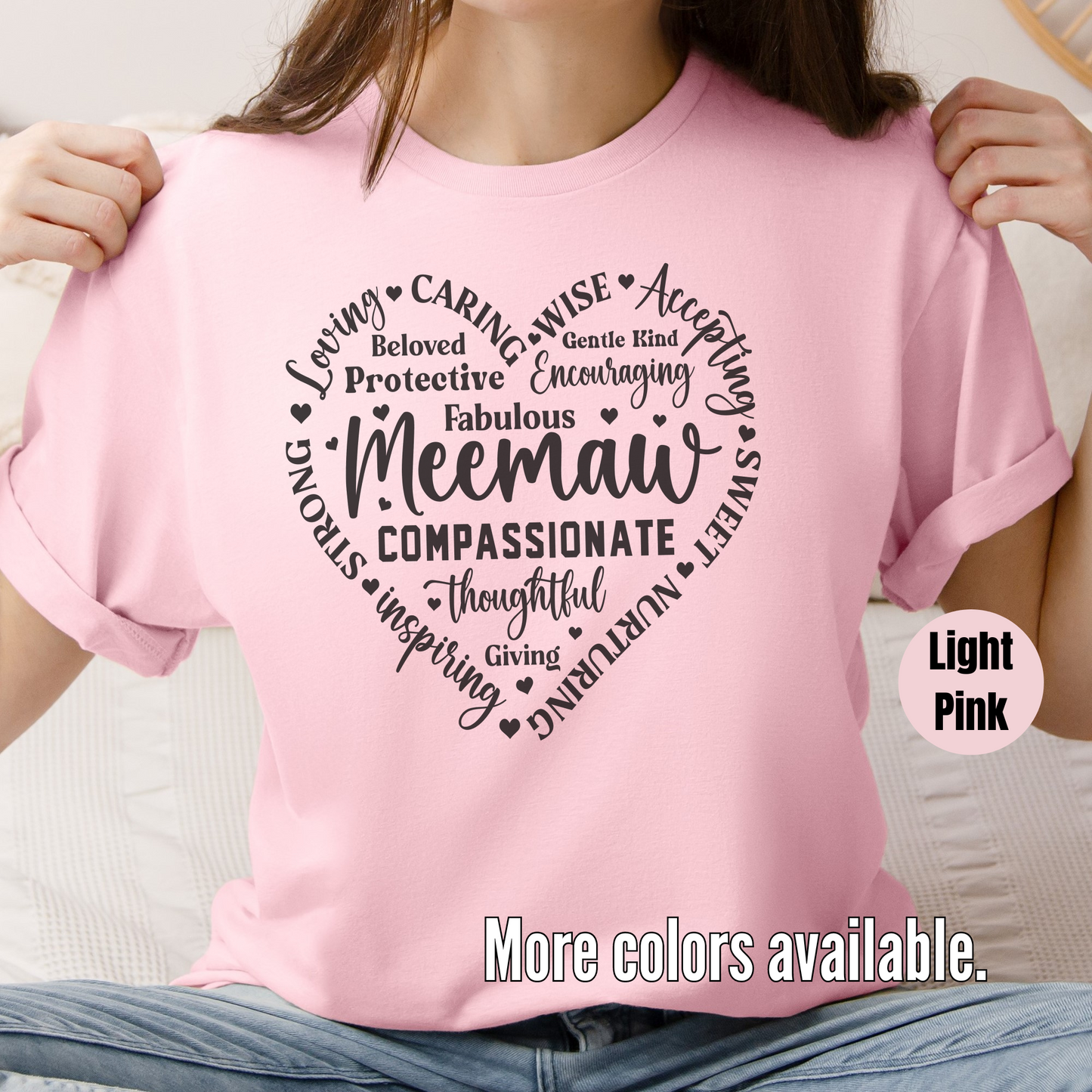 Meemaw Grandma Unisex Softstyle T-Shirt