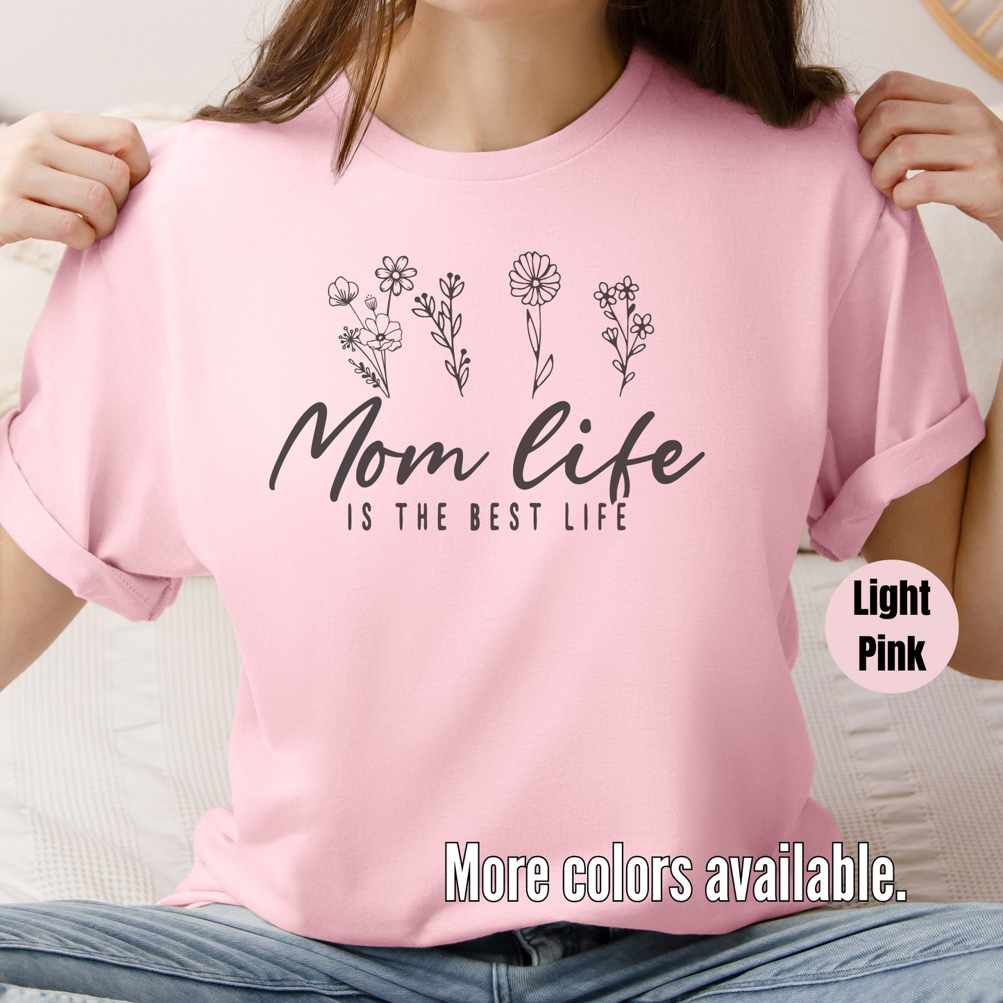 Mom Life Is The Best Life Unisex Softstyle T-Shirt