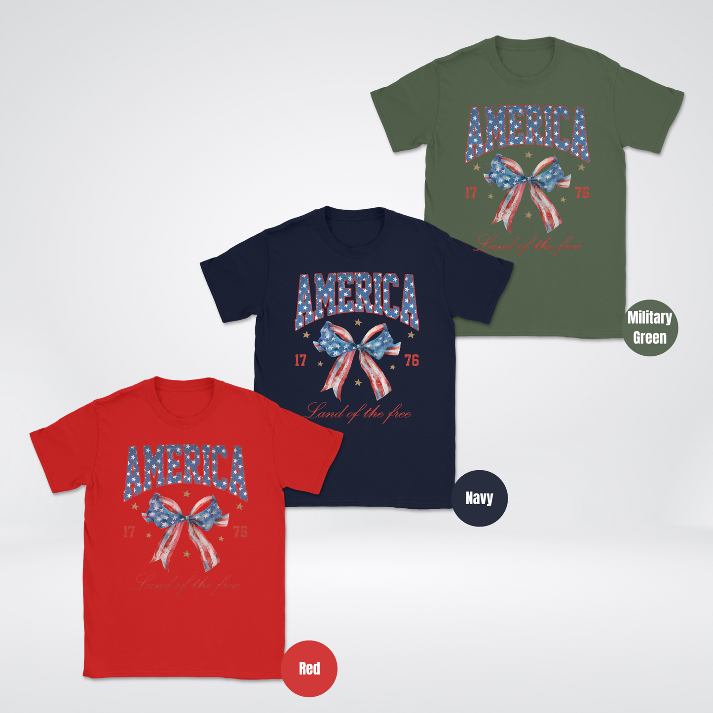 America Land Of The Free 1776 Unisex Softstyle T-Shirt