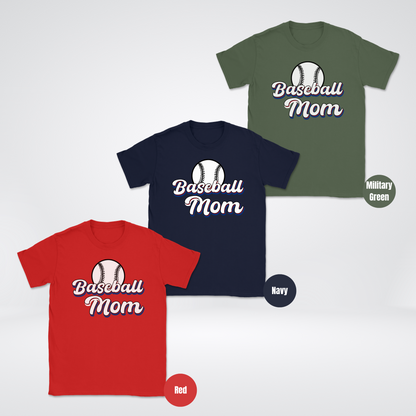 Baseball Mom Unisex Softstyle T-Shirt