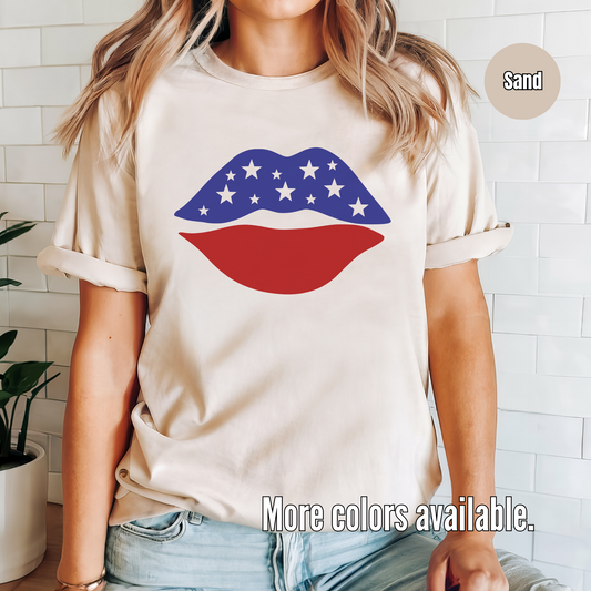 American Lips Unisex Softstyle T-Shirt