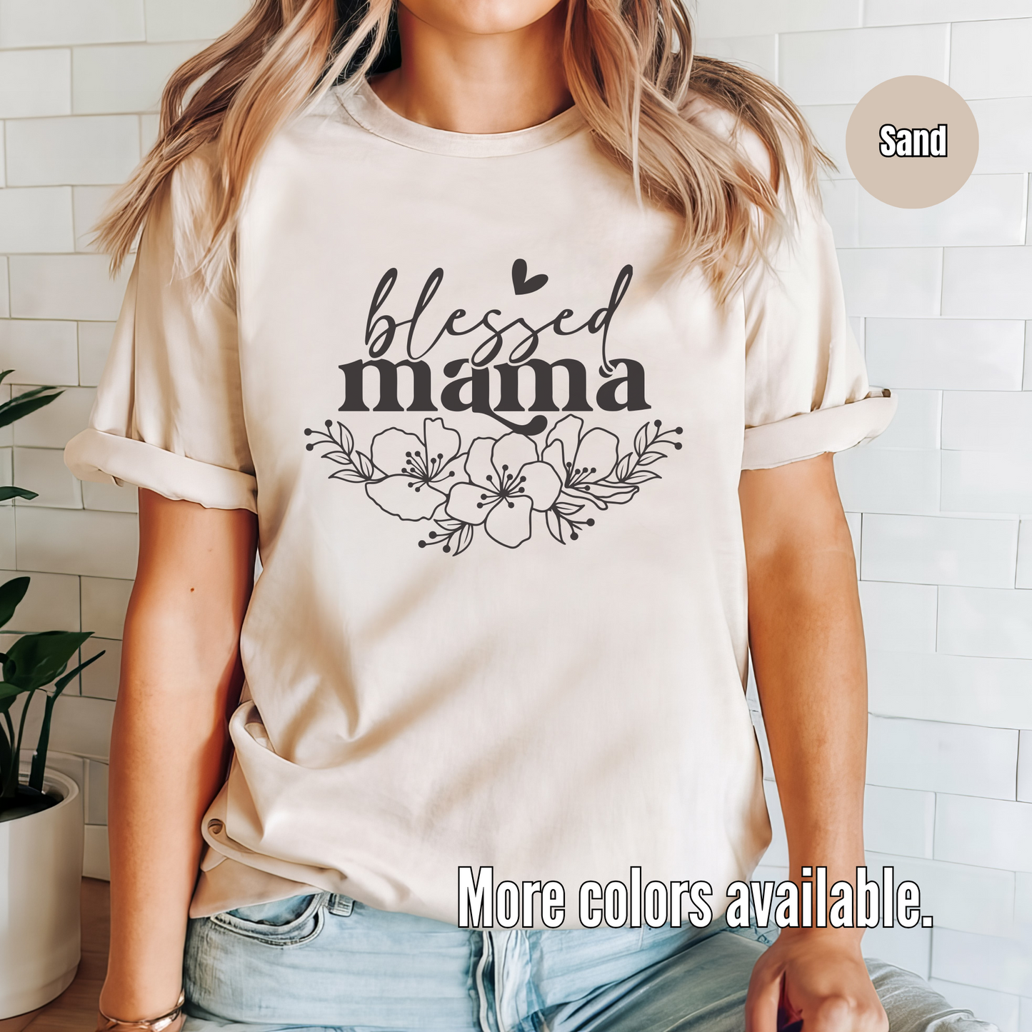 Blessed Mama Unisex Softstyle T-Shirt