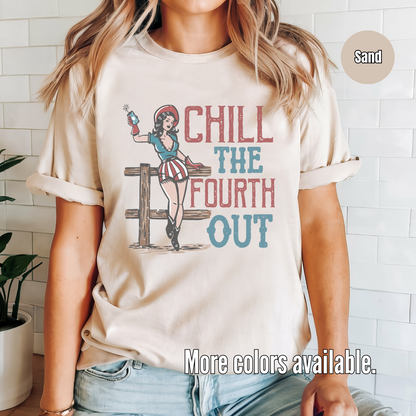 Chill The Fourth Out Unisex Softstyle T-Shirt