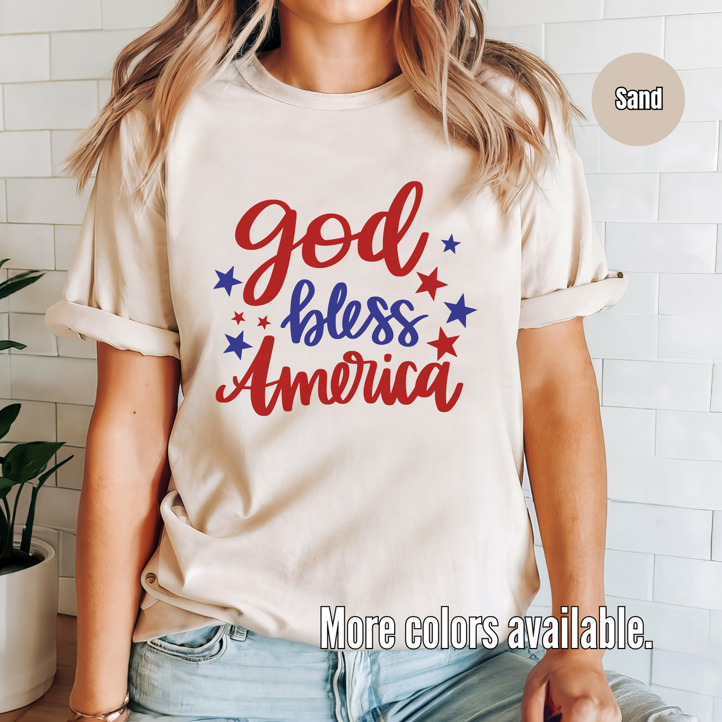 God Bless America Unisex Softstyle T-Shirt