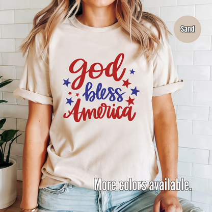 God Bless America Unisex Softstyle T-Shirt